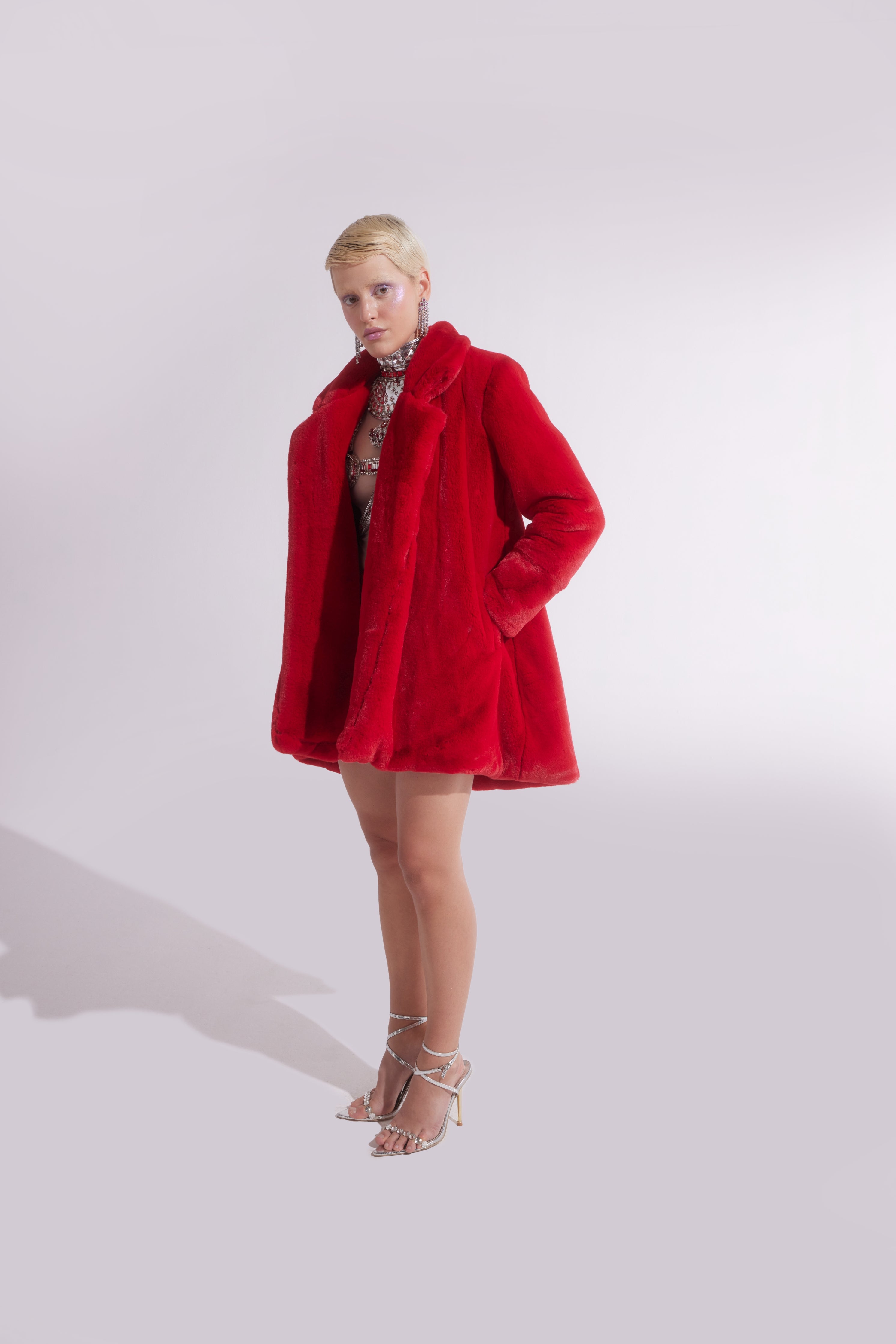 FAUX FUR COAT